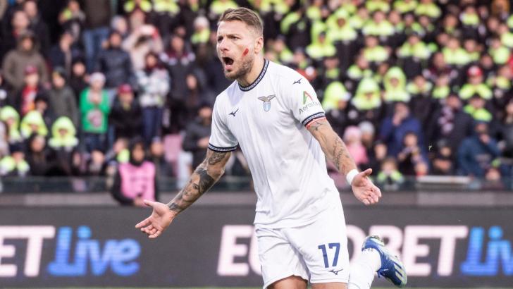 Lazio striker Ciro Immobile